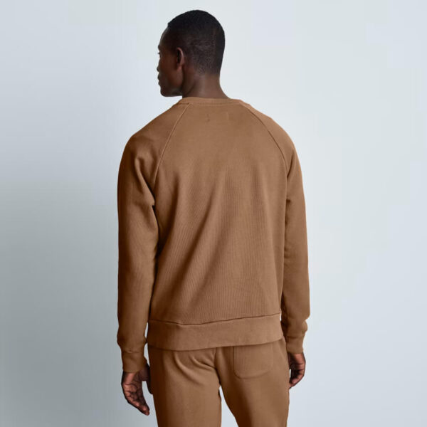 The Felted Merino Cable-Knit Crew