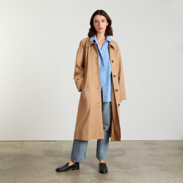 The Gathered Drape Trench